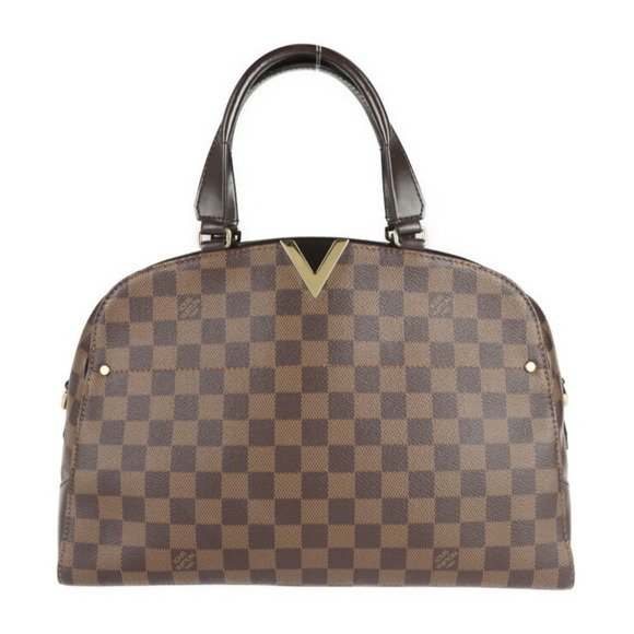 LOUIS VUITTON Brown Damier Leather Shoulder Bag - Picture 1 of 9